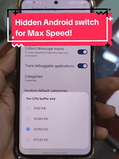 Hidden Android Switch for Maximizing Phone Speed