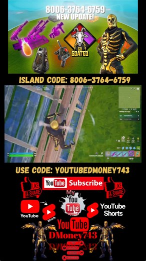 Fortnite Go Goated 🚨New Map🚨 ⭐️Island Code: 8006-3764-6759⭐️ ✅The Best Go Goated✅