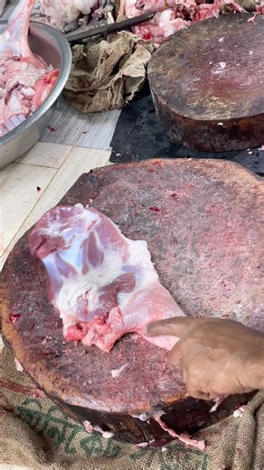 Excellent Goat Meat Cutting | Mutton Chopping - HOW TO BUTCHER #reels #butcherscut #lambmeat