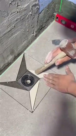Precise Cutting and Leveling for Decorative Drain Patterns