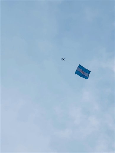 Argentina flag drone shot – viral aerial footage of Argentina flag