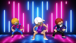 Cute Cartoon Dance Animation Background Stock Footage Video (100% Royalty-free) 1090699539 | Shutterstock