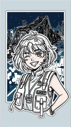 Easy Cyberpunk Anime Girl Drawing: Step-by-Step Tutorial