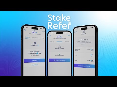 Stake & Refer Tutorial