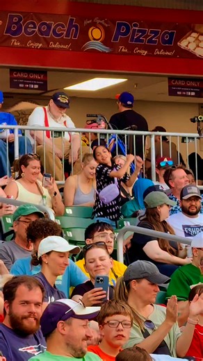 We saw y'all with the dance moves 🕺 Come down to the ballpark soon and show off your Fisher Cats pride with more awesome dance moments! ☀️ 🎟️Get tickets here: https://atmilb.com/4lwlend | New Hampshire Fisher Cats