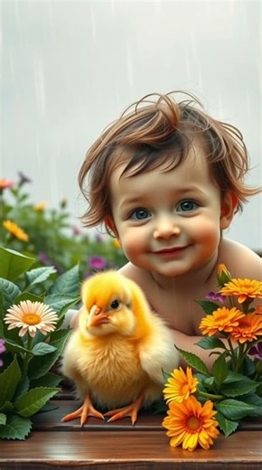 The Empty Backpack 🎒🌧️ | A Tiny Chick Who Noticed | Emotional 3D Short