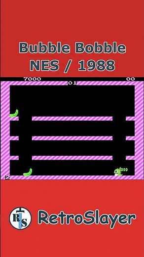 Bubble Bobble Gameplay NES