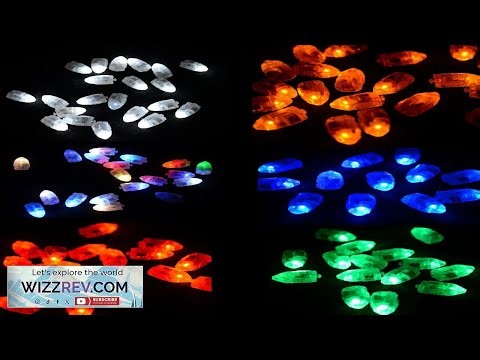 100pc LED Balloon Lamp Lights Lantern Light Balloons Glow Xmas Party Decoration