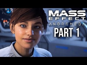 MASS EFFECT ANDROMEDA Walkthrough Part 1 - INTRO (Female) Full Game