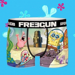7.9K views · 49 reactions | Freegun X Bob l'éééponge carrée Boxers et casquettes dispos ici : https://freegun.com/165-bob-l-eponge | Freegun | Facebook
