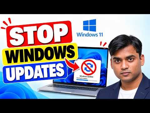 WINODWS 11 UPDATES | How to Disable Windows 11 Updates Permanently | Tutorial for Beginners