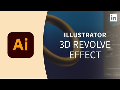 Illustrator Tutorial - 3D revolve effect
