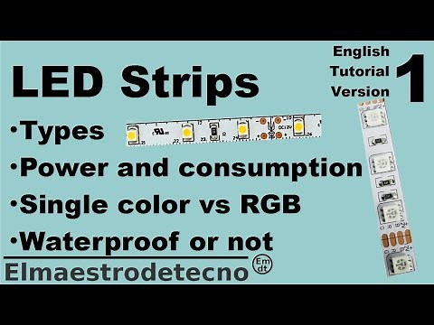 Types of LED strip lights, power consumption, single colour vs RGB, waterproof or not... #1