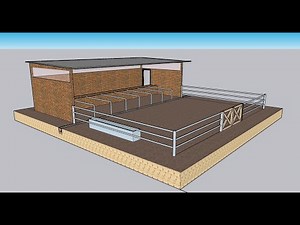 Shed Design for Small Scale Dairy farms, need few changes by Archtct Junaid Designed by Dr. Riaz