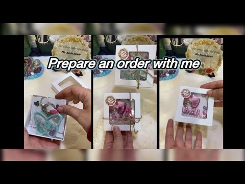 Resin Keychain Gift Set Tutorial | Step-by-Step + Packaging Idea