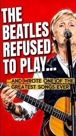 The Beatles Refused to Play… The Story Behind Blackbird 👀