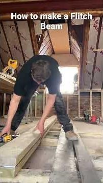 How to make a structural Flitch beam. #builder #dewalt #dewaltpowertools #carpenter