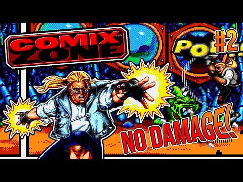 Comix Zone (Sega Genesis) | Level 2 (Full Game) | Walkthrough / Playthrough / Gameplay