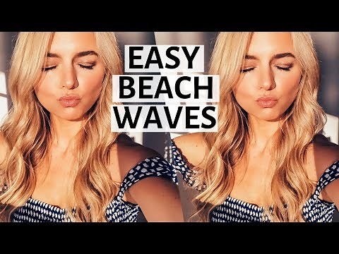 Loose Curls for Long Hair | Easy Beach Waves Tutorial