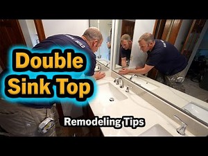 Bathroom Vanity Sink Top Removal | Remodeling Tips | PLAN LEARN BUILD
