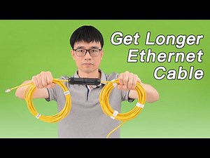 How to connect two network cables to have longer length