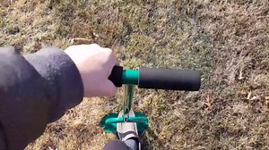 Lawn Aerator Spikes Aerating Tool, Manual Yard Aerator Tools with 13 Soil Spikes, T-Handle, Wide Foot Plate, Yard Aerators for Lawn Yard & Garden