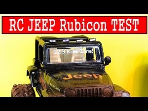 Unboxing RC Radio Control JEEP Rubicon New Bright Avengers Captain America Go Pro Review