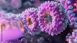 A highresolution picture of a nuclear pore through which regulatory proteins enter and exit the nucleus to control the cell cycle.