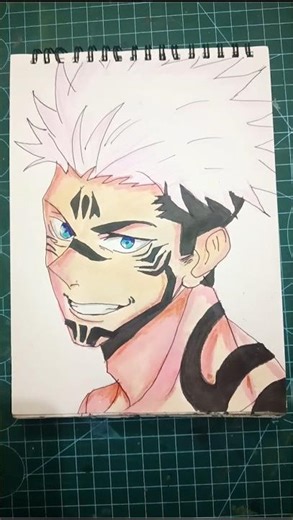 how to draw the gojo sakuna # Short video # Drawing 🔥