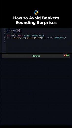 How to Avoid Bankers Rounding Surprises #python