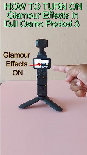 The Glamour Effect on Osmo Pocket 3 | DJI Osmo Pocket 3 Tips & Tricks. #shortsfeed