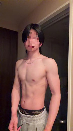 ウエスト細い細マッチョいいよね #細マッチョ #筋肉 #gym #05