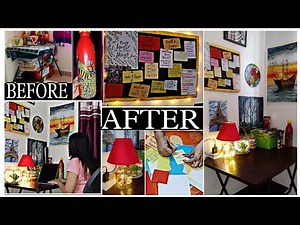 Study Table makeover in Low Budget | Workspace Decor Ideas | Desk Setup Ideas | Home office Decor