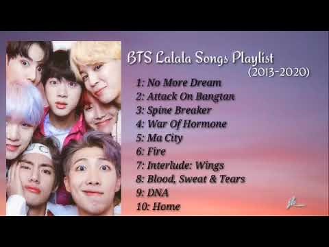 BTS Lalala.. Songs Playlist | 2013-2020 |