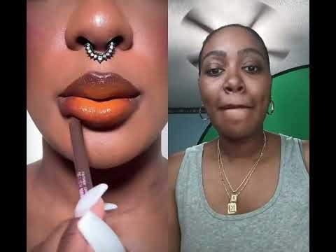 💋🌇 “Sunset Lip Combo ✨ Bratz Gloss Vibes!”#SunsetLipCombo, #BratzLips, #GlossyLips,