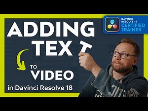 Adding Text to Video in DaVinci Resolve