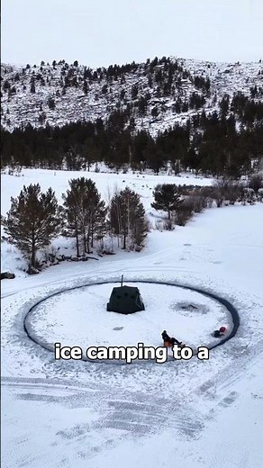 This Man Turned Ice Camping Into a Spinning Island