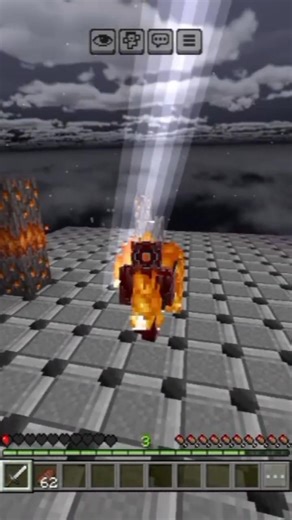 Lightning Sword Minecraft Using 3 Command Block #minecraft #mcpe #minecraftpe