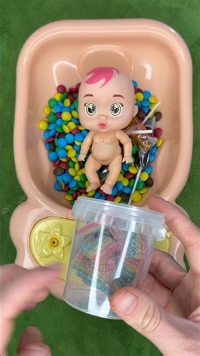 M&M’s Box Rain & Slime Cutting | Mesmerizing ASMR