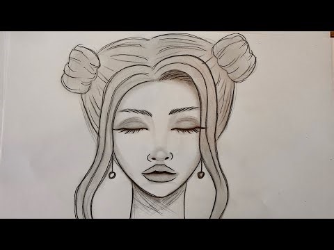 How I Sketch a Girl Face | Step by Step Drawing