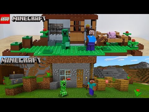 LEGO Minecraft The First Night Set 21115 in Minecraft