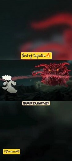 The Power of Youth: Might Guy vs Madara