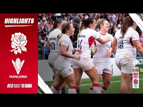 Highlights: Red Roses v Samoa | Rugby World Cup 2025