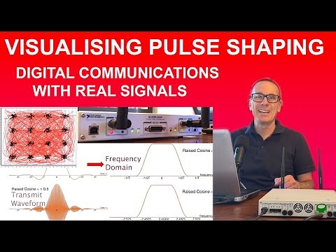 Visualising Pulse Shaping with Real Digital Communications Signals