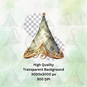 Elf Hat Clipart - 10 High Quality Pngs - Digital Download, Elf Hat Watercolor Graphic, Card Making, Mixed Media, Digital Paper Craft - Etsy Canada