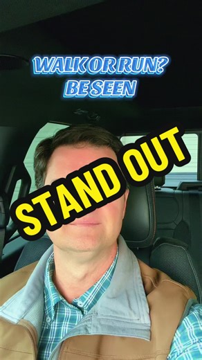 Runners, joggers or walkers…be seen. Stand out. Crashes happen often when drivers can’t see you. #rk3helpme #lawyer #insurance #exercise #fyp