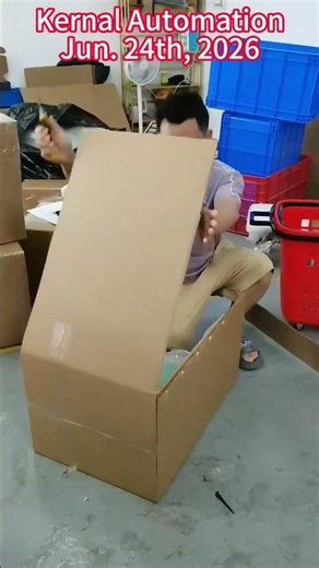 A Look at Kernal Automation's Warehouse Packing Process#packing #machine #schneider #plc #hmi