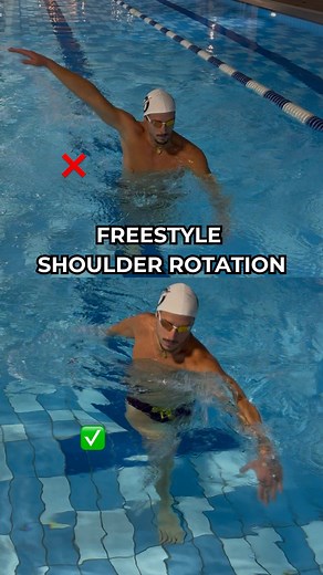 Stop muscling your freestyle, start rotating correctly! ⠀⠀⠀⠀⠀⠀⠀⠀⠀⠀⠀ ⠀⠀⠀⠀⠀⠀⠀⠀⠀⠀⠀ ⠀⠀⠀⠀⠀⠀⠀⠀⠀⠀⠀ ⠀⠀ Can you spot the common mistake? shoulder rotation without torso rotation. This isolates the arm, flattens your body, and cranks up frontal drag like a parachute in the water. ⠀⠀⠀⠀⠀⠀⠀⠀⠀⠀⠀ ⠀⠀⠀⠀⠀⠀⠀⠀⠀⠀⠀ ⠀⠀⠀⠀⠀⠀⠀⠀⠀⠀⠀⠀ ⠀⠀⠀⠀⠀⠀⠀⠀⠀⠀⠀ ⠀⠀⠀⠀⠀⠀⠀⠀⠀⠀⠀ ⠀ Now check the fix: ⠀⠀⠀⠀⠀⠀⠀⠀⠀⠀⠀⠀ ⠀⠀⠀⠀⠀⠀⠀⠀⠀⠀⠀⠀ ⠀⠀⠀⠀⠀⠀⠀⠀⠀⠀⠀⠀ ⠀⠀⠀⠀⠀⠀⠀⠀⠀⠀⠀ ⠀⠀⠀⠀⠀⠀⠀⠀⠀⠀⠀ ⠀⠀ When the torso drives the rotation, the shoulders follow naturally. This connects