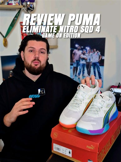Review/Critique de la Puma Eliminate Nitro SQD 4 Édition Game On ! #handball @UnMaxdeHand 🤾‍♂️