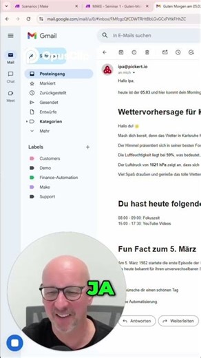 Dein Morning Briefing: Fokuszeit & YouTube-Idee